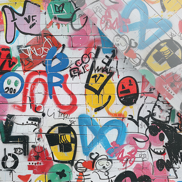 Dizajnová podšívka brick grafitti